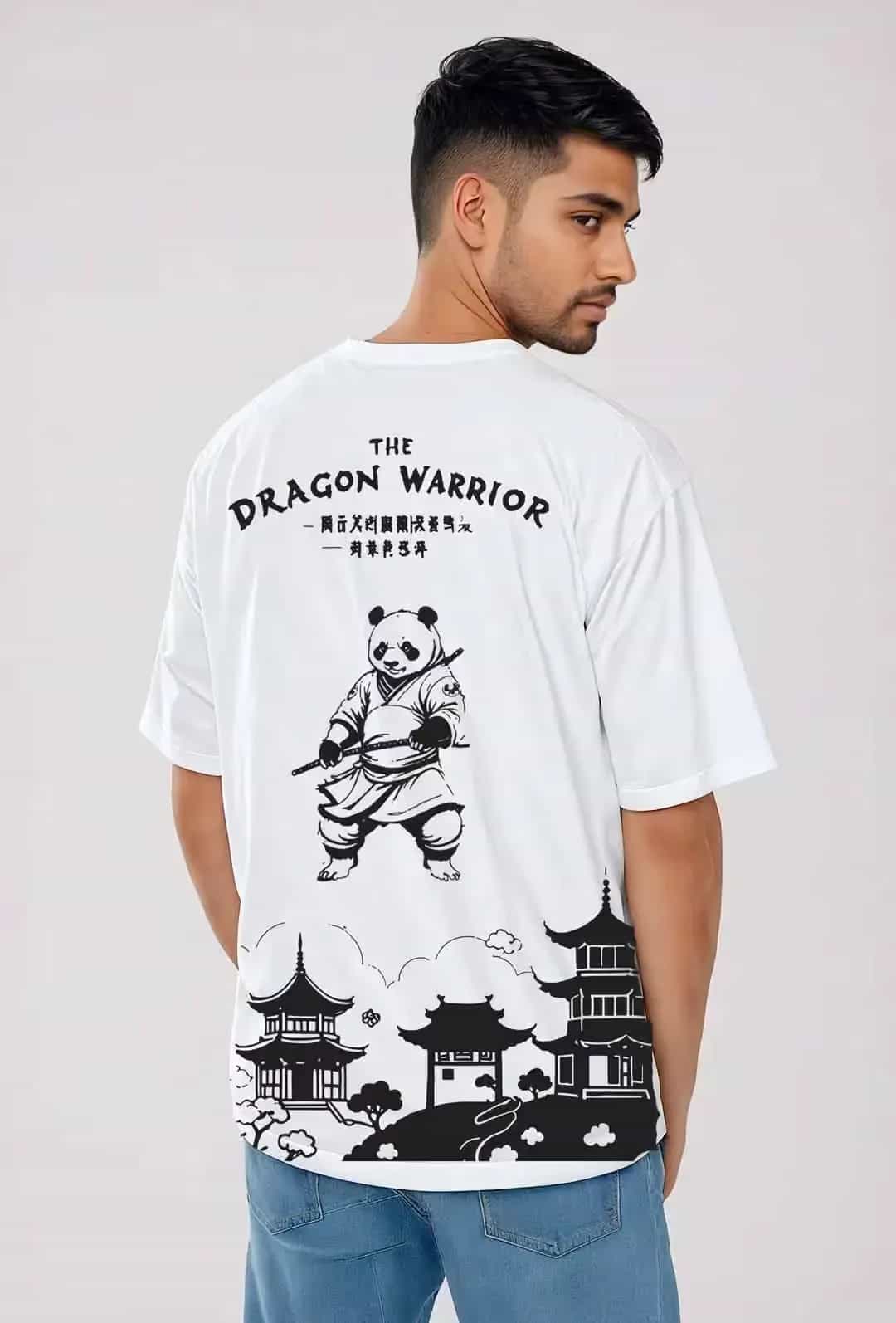 Wild Dragon Men's Oversized Dragon Warrior T-Shirt