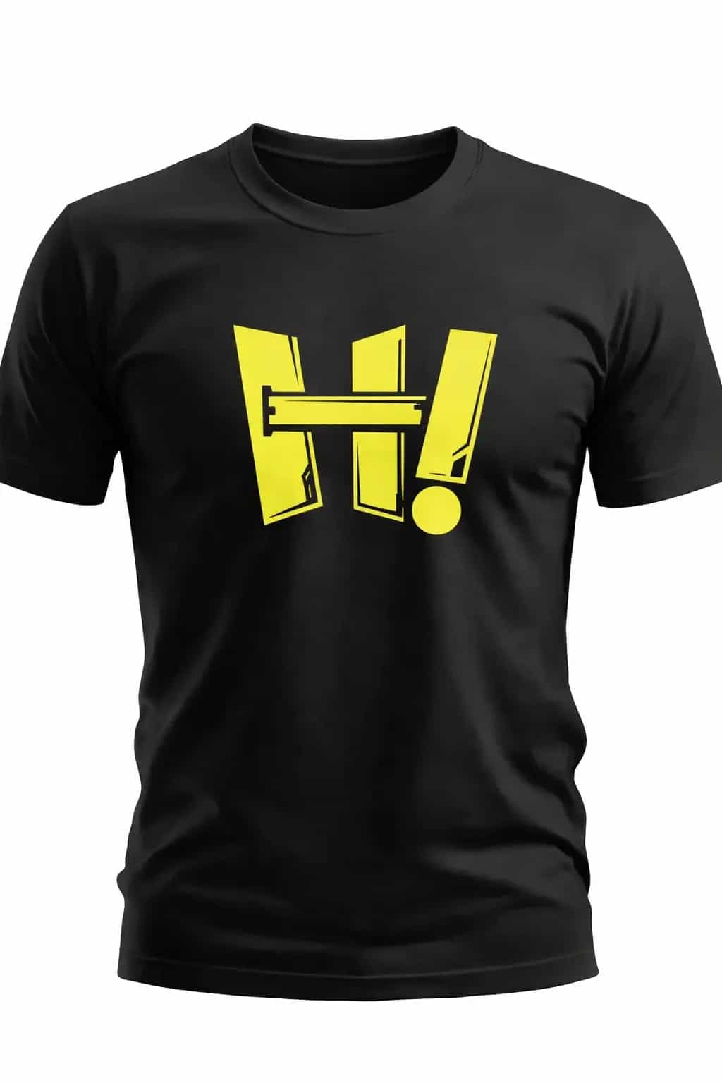 Wild Dragon Men's Regular HI! Typography T-Shirt