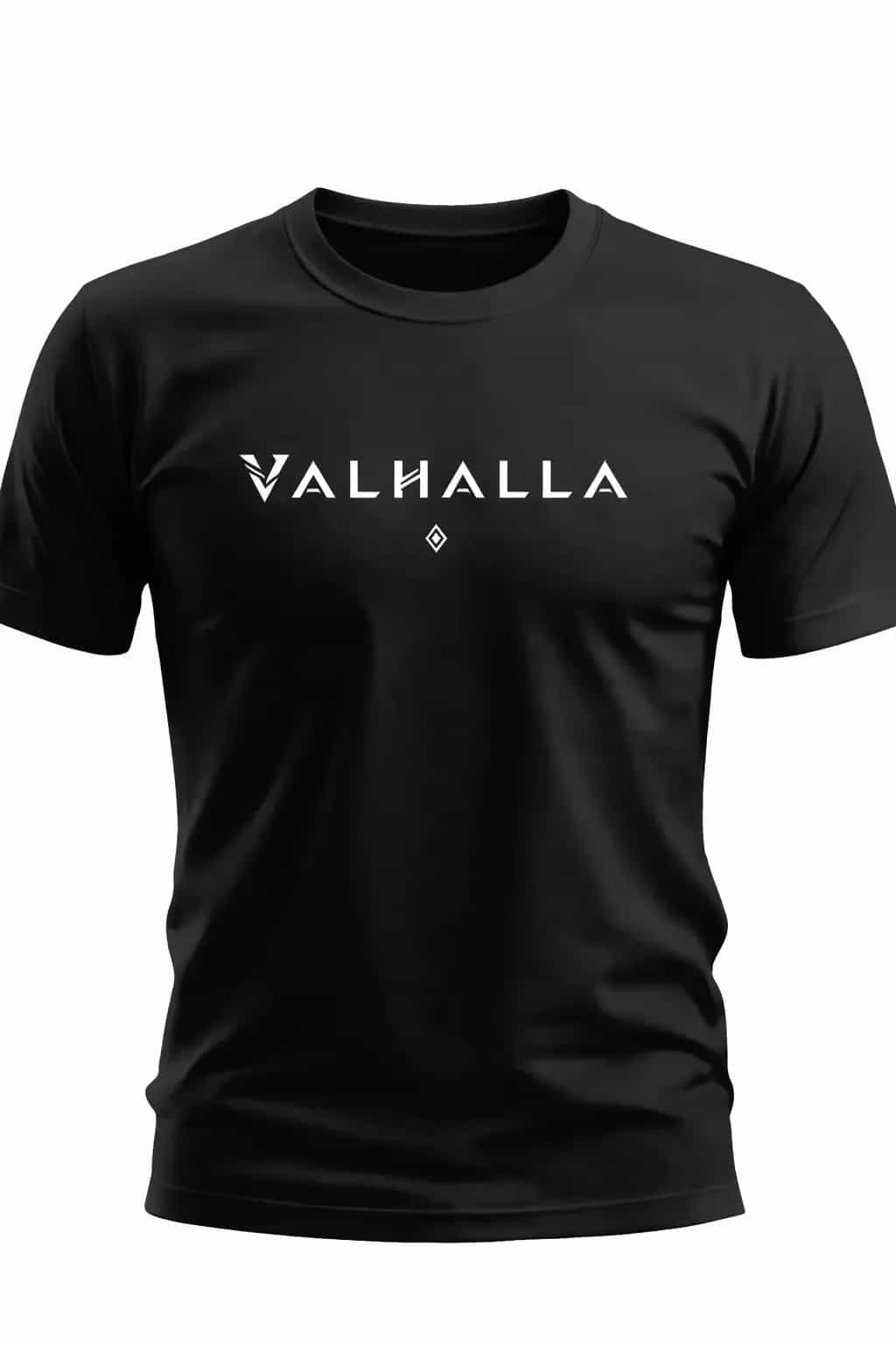 Wild Dragon Men's Regular/Oversized Valhalla Graphic T-Shirt