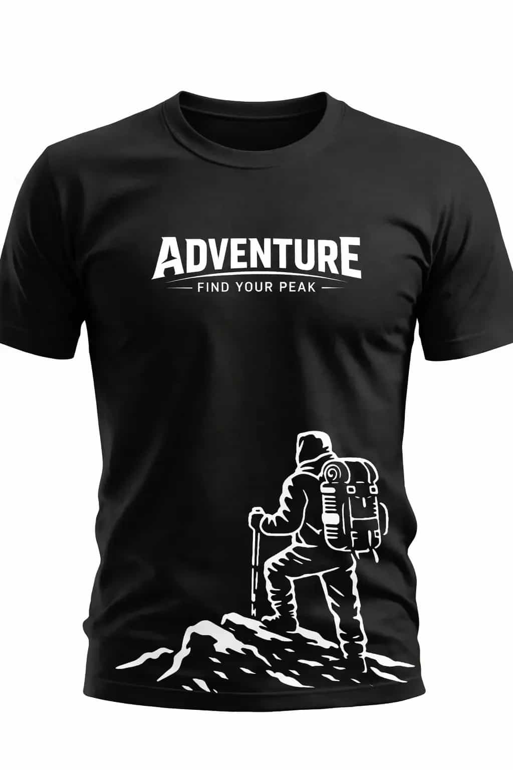 Wild Dragon Men's Regular Adventure Find Your Peak T-Shirt