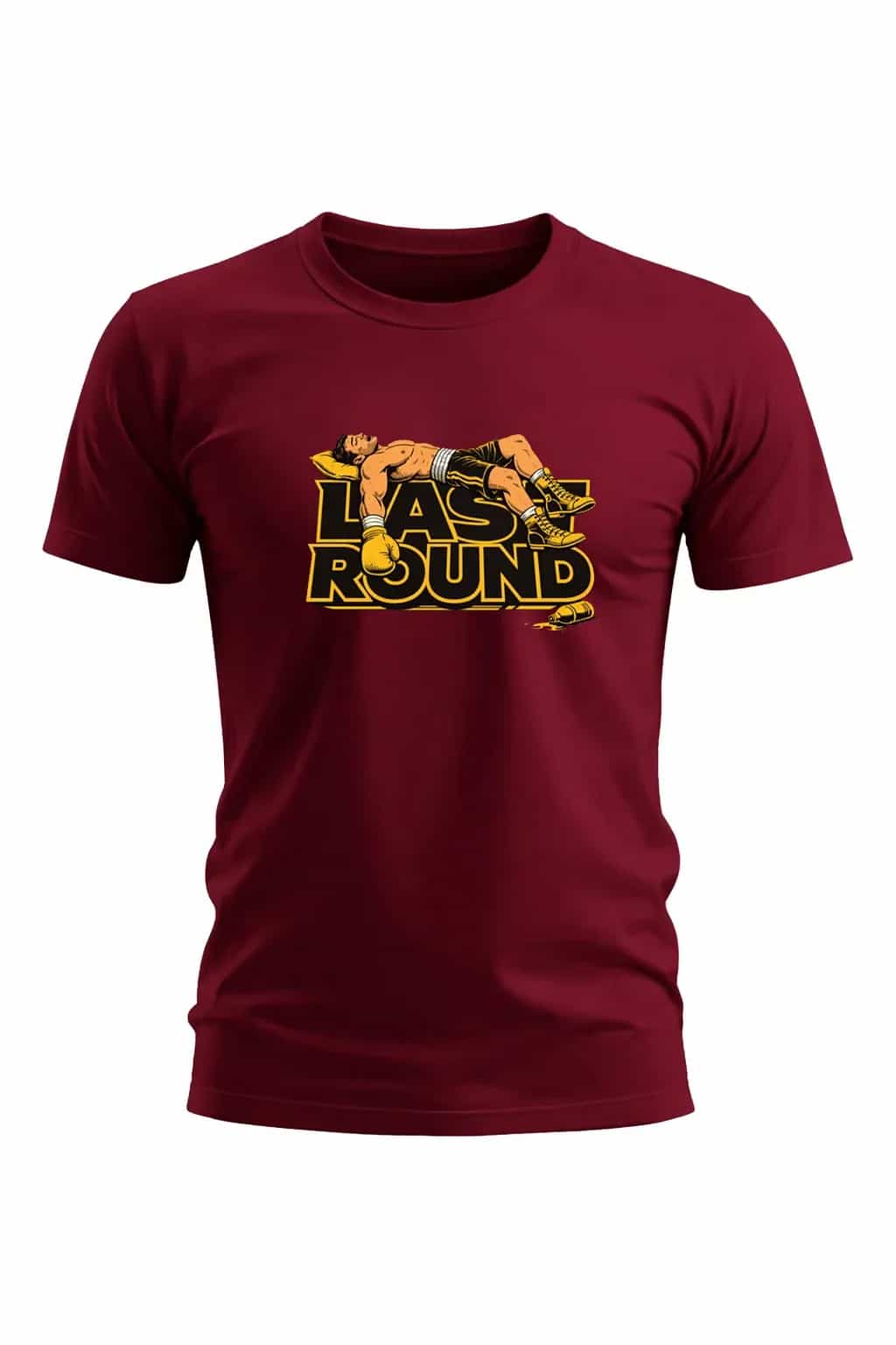 Wild Dragon Men's Regular Last Round Boxing T-Shirt